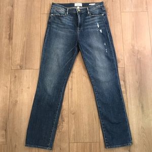 Frame Denim Le High Straight Jeans, size 29